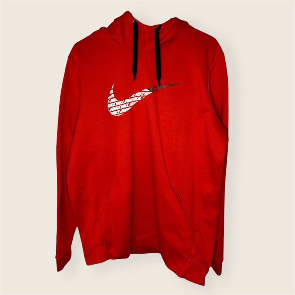 Nike Red Sweatshirt with Iconic Swoosh